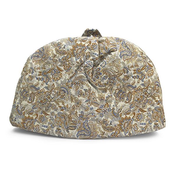 6-8 Cup Teapot Cosy: Blue and Brown Paisley Pattern